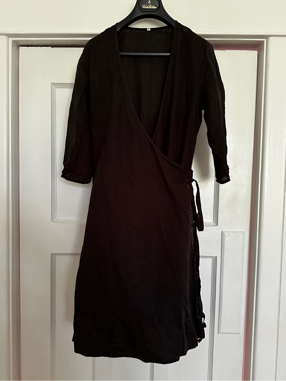 Linen MUJI Wrap Dress